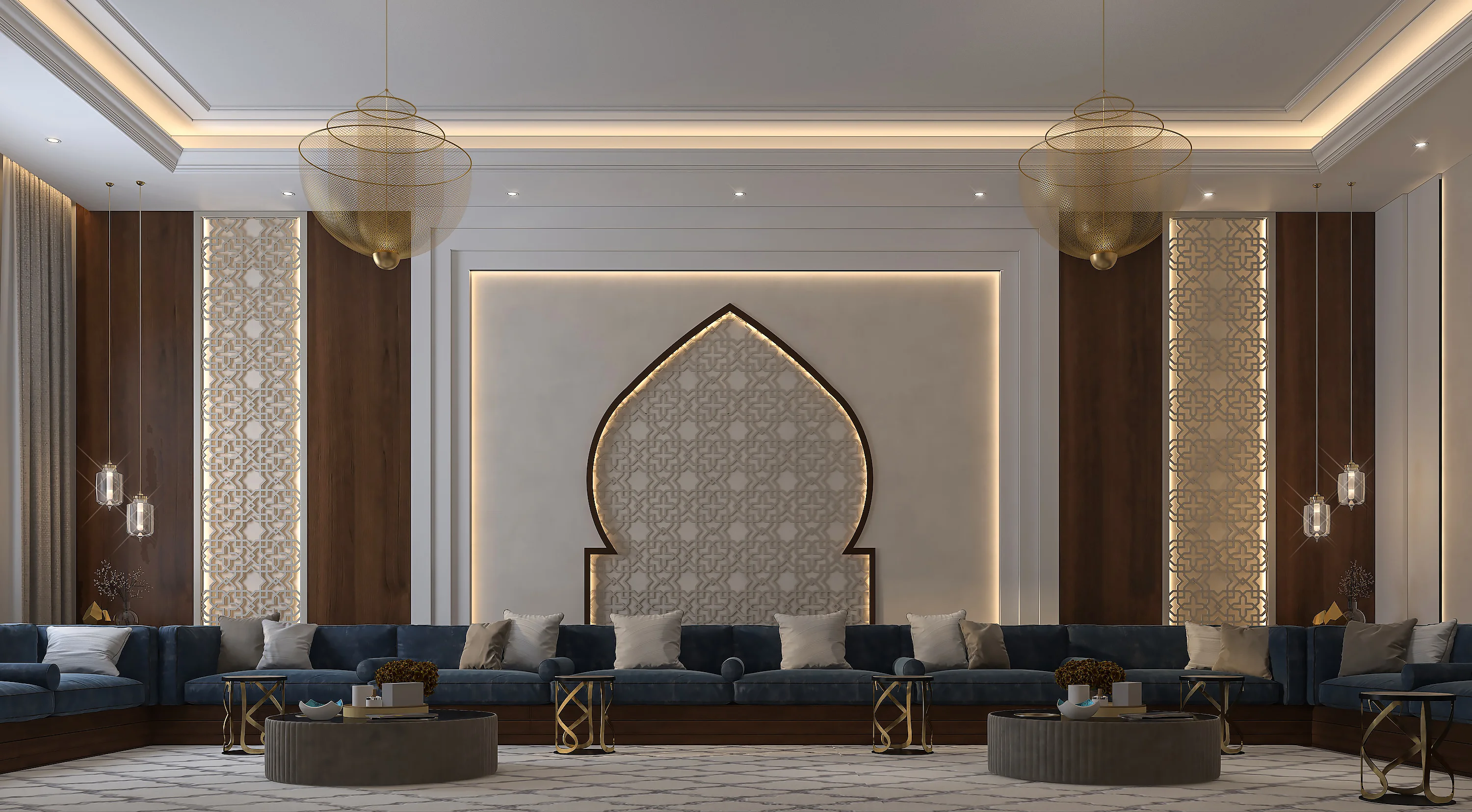 A beautiful modern living room